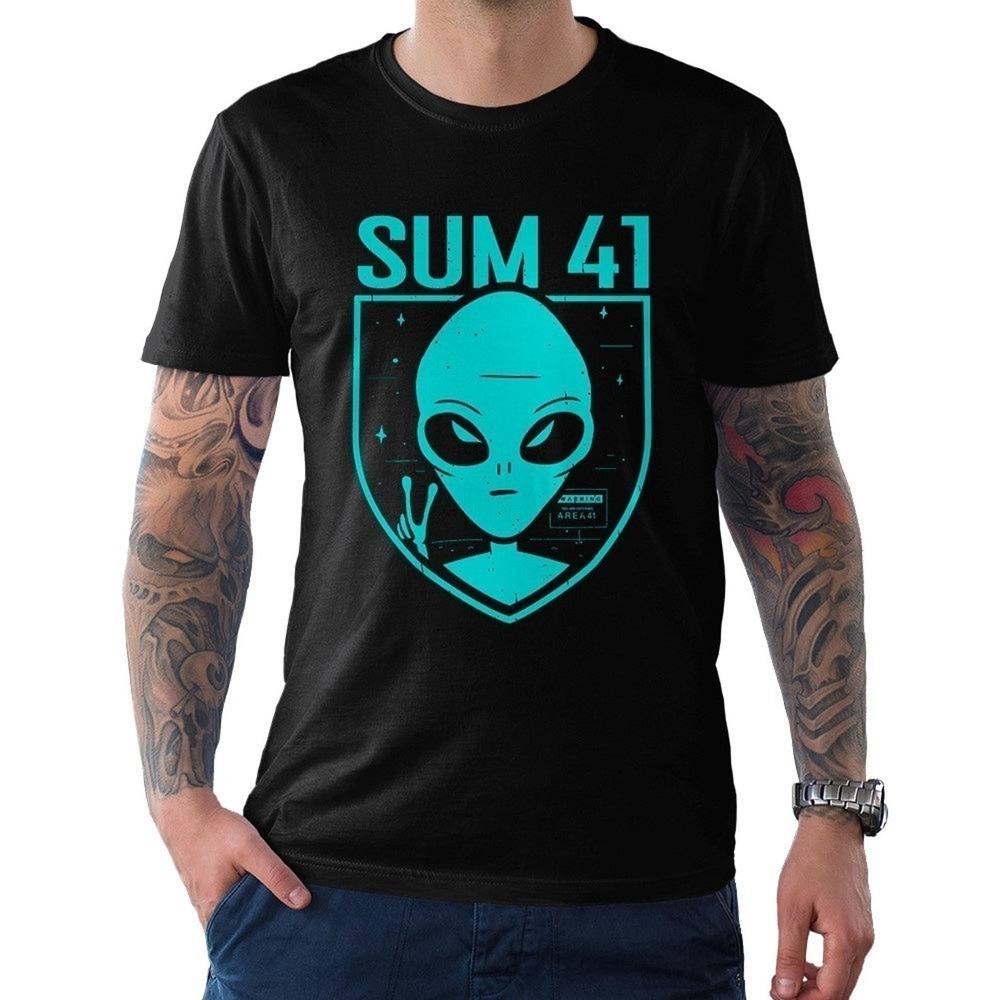 Sum 41 Alien Punk Rock Band Fan Graphic Unisex T-Shirt